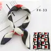 Bufanda de Seda Simulada Facetada para Primavera y Verano Bufanda Cuadrada Pequeña Bufanda Profesional de Azafata para Mujer Estilo Coreano Bufanda Decorativa Versátil para la Cabeza