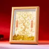 Árbol del Dinero: Fortuna Continua, Paz y Alegría - Adorno Decorativo Estilo Chino para Sala de Estar, Escritorio del Hogar