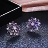Temu Popular Lujo Accesible Pendientes de Mujer Girasol Multicapa Completos de Diamante Moda Lujo Fresco Otoño e Invierno Accesorios Elegantes