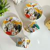 Nuevo Set de Tazas de Café Rey de la Selva con Doble Platillo, Plato Tamaño Filete, Plato de Cena, Set de Tazas, Caja de Regalo, Estilo Lindo