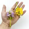 Cadena de Flores Artificiales Mini Jacinto DIY Flor Falsa Lavanda Pasador Material Arreglo Floral Fotografía Hogareña Decoración 3