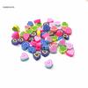 Pulseira de Joias DIY com Contas de Cerâmica Macia Sorriso de Fruta Transfronteiriça Amazon 10mm Contas Perfuradas de Cerâmica Macia 50 Peças/Pacote