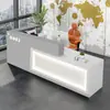 Mostrador de Bar Cajero Tienda Mostrador Supermercado Pequeño Mesa de Bar Comercial Moderna Simple Recepción Escritorio Recepción