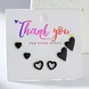 Nuevos pendientes geométricos sencillos con forma de corazón irregular, de acero inoxidable chapado en oro de 18 quilates.