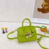 Bolsa para Niños 2025 Nueva Moda Europea y Americana Mini Bolso Cuadrado Estilo Occidental Niñas Forma Cóncava Monedero Bandolera Comercio Exterior