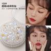 Pegatinas Faciales, Pegatinas de Diamantes para Maquillaje, Maquillaje Facial para Ojos, Diamantes Brillantes, Diamantes de Lágrima, Mariposa de Perlas para Maquillaje de Escenario, Pegatinas Faciales para Conciertos
