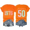 Capítulo 50 vintage 1976 Amazon Wish sitio independiente moderna y cómoda camiseta de mujer de cuello redondo y manga corta