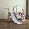 Juego de Columpios y Tobogán Infantil al por Mayor para Uso en Casa, Piscina de Bolas Oceánica para Interiores, Canasta de Baloncesto para Bebé, Porterías de Fútbol Juguetes