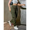 Amazon Pantalones Jogger Cargo Holgados Deportivos Casuales Versátiles Bolsillos 3D Temporada Cruzada Primavera Otoño Unisex Venta al por Mayor