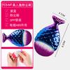 Pincel para Nail Art Pincel para Pó Pincel para Base Escama de Peixe Pincel de Limpeza de Unha Ferramenta Pincel de Maquiagem Cauda de Peixe Sem Queda Sereia