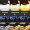 Fita de LED super brilhante, fita de LED autoadesiva, 220V sem driver, COB à prova d'água de alta pressão, para teto de sala de estar em casa, fita de luz linear suave