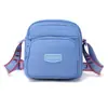 Bolsa Transversal Feminina 2026 Nova Leve Pequena Versátil Casual Tecido Oxford Grande Capacidade Multicamadas Ombro Único Bolsa para Celular