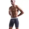 Ropa interior deportiva ajustada extendida modal resistente al desgaste para hombre calzoncillos talla grande pierna larga shorts inferiores para correr