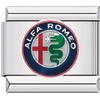 Módulo de logotipo de carro de luxo mundial de personalidade da moda DIY atacado personalidade alto senso elástico pulseira de aço inoxidável caseira