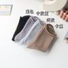 Meias de Novo Estilo para Mulheres, Outono e Inverno, Estilo Celebridade, Meias Arrastão de Cano Médio, Elástico Alto na Barra Rebatida, Meias de Algodão Estilo Coreano, Meias Lisas para Mulheres