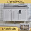 Gabinetes de Cocina Simples para Alquilar Gabinetes de Cocina de Acero Inoxidable Gabinete para Fregadero Gabinete para Estufa de Cocina Montaje Integrado Económico