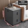 A6T Sofá Gabinete Lateral Gabinete Lateral Sala de Estar Hogar Mesa de Centro Pequeña de Cristal Lujo Ligero Simple Moderno Mesa Pequeña Removible