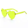 Gafas de Sol Corazón Sin Marco Una Pieza Temática del Océano para Fiestas de Baile, Versión Engrosada Gafas de Fiesta