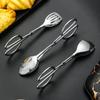 Pinza para carne para buffet y barbacoa de acero inoxidable, pinza para pan, pinza tipo tijera de alta gama, pinza para ensalada, pinza para bistec, pinza para toalla, pinza para alimentos
