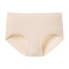 Verano seda de hielo de una pieza sin costuras simple ropa interior de yoga para mujer transpirable no cadera cómodo cintura alta bragas para dama