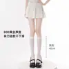 Calcetines de Terciopelo Hasta la Rodilla 80D Primavera/Verano Calcetines Blanco Leche JK Calcetines Altos Medias Blancas Calcetines Suaves Japoneses Chica Lolita