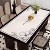 Manteles con un Toque de Lujo Ligero y de Gama Alta, Manteles para Mesa de Café Estilo Moderno Francés, Resistentes al Desgaste, Impermeables, a Prueba de Aceite, Lavables, Resistentes a Manchas, Manteles Aislantes del Calor