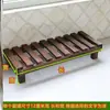 Banqueta Suporte de Flores de Madeira Maciça, Banco Longo para Sala de Estar, Uso Doméstico, De Chão, Camada Única, Varanda Externa, Rack de Armazenamento Estilo Escada de Madeira Anticorrosiva