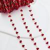Cadena de retención de color DIY, serie roja, variedad de horquillas con borlas, ropa antigua, accesorios exóticos, cadena suelta.