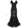 Vestido de Lentejuelas Retro Transfronterizo Europeo y Americano de los años 1920 Vestido Largo de Noche Talla Grande para Fiesta de Banquete Vestido de Mujer de Comercio Exterior