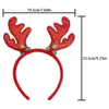 Faixa de Cabeça de Natal Múltiplos Estilos Faixa de Cabeça com Galhos de Rena Decorações de Natal Crianças Adultos Adereços de Cabeça para Festa Atacado
