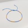 Ins Nicho Original Feito à Mão Tecido Contas Amuleto Corda de Mão Contas de Arroz MIiyuki Pulseira Extremamente Pequena Mesmo Estilo para Meninas