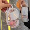 Bolsa de Cosméticos para Cabo de Dados, Compacta e Portátil, Carregador de Viagem, Gerenciamento de Cabos e Caixa de Armazenamento com Proteção, Bolsa Organizadora com Gancho