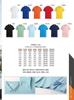 99216#190g Algodón Lanjing Súper Fresco Color Sólido Cuello Secundario Manga Corta Solapa Camisa POLO Grupo T Ropa de Trabajo Ropa de Trabajo
