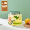 Barril de Cerveza de Vidrio con Grifo Barril de Cóctel Botella de Infusión Bebida Casera Barril de Té de Frutas Recipiente para Jugos Barril de Cola