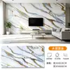 Pegatinas de Pared de Fondo para TV Autoadhesivas Imitación Azulejo Pegatinas de Pared Cubre-Paredes Impermeables Papel Tapiz para Baño Cocina Sala de Estar