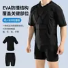 Traje Anticolisión para Adultos Cojín de Esponja EVA Protección Rugby Fútbol Portero Ropa Anticolisión Ajustada Deportes al Aire Libre