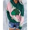 Comercio Exterior Transfronterizo 2022 Comercio Exterior Transfronterizo Nuevo St. Suéter con Capucha para Mujer Día de San Patricio Set de Tres Hojas