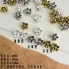 Cuentas Espaciadoras de Flor de Aleación Accesorios para Pulsera Collar DIY Plata Antigua Oro Antiguo Plata Brillante Materiales para Ensartar Cuentas Espaciadoras de Joyería Cuentas Sueltas