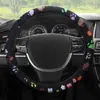 Funda para Volante de Coche Modelo Nuevo con Diseño de Mariposa, Universal para 2026, Patrón Floral Colorido