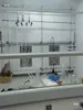 Gabinete de Ventilación Rejilla Sintética Estante Estante de Fijación de Tubería de Doble Fila Estante de Gabinete de Ventilación Varilla de Conexión de Acero Inoxidable Conexión de PP
