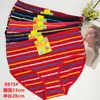 Puesto de modelos de 5 yuanes bragas de señora tía de mediana edad ropa interior a rayas simple color liso ropa interior de mujer al por mayor