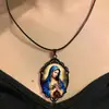Colgante Creativo con Forma de Gota Temu Transfronterizo Tótem de Lobo Tribal de la Pradera Collar de Mujer y Lobo Joyería de Moda para Hombre