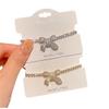 Pulsera de lazo de un ojo estilo ins cuerda de ajuste estilo suave cuerda de mano sentido del diseño super brillante cuerda de mano