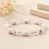 Amazon TK Mais Vendido Turquesa Branca Multicor Espaçadores de Prata Pulseira de Cristal Espaçador Feita à Mão com Contas Atacado