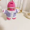 [Solo para Ropa] Conjunto de Ropa de Bebé Estilo Wang Sulong Liso Dragón Bollo Chaqueta y Falda Reemplazo