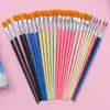 Plumas de Pintura al Óleo Digitales para Niños, Plumas de Contorno Acrílicas, Pinceles para Colorear de Jardín de Infancia, Pinceles de Pelo de Nylon, Venta al por Mayor Transfronteriza