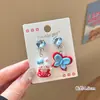 Brincos de Clipe para Crianças Sem Furos, Pulseiras e Colares para Meninas, Brincos para Bebês e Menininhas, Joias Amigas da Orelha com Desenhos