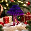 Ornamentos de Bola de Favo de Mel para Novo Produto Transfronteiriço Ornamentos Tridimensionais de Favo de Mel para Árvore de Natal Decoração de Janela de Natal Árvore de Natal de Origami