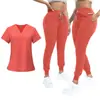 AliExpress Venda Quente Lavar Roupa à Mão Roupas de Trabalho Masculinas e Femininas Roupa de Trabalho para Médico, Enfermeiro, Hospital, Salão de Beleza, SPA, Verão
