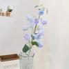 Flores Artificiais de Lírio-do-Vale Transfronteiriças para Casamento Decoração de Interior, Arranjo de Flores para Corredor, Flores Artificiais, Campânula Francesa, Flores de Orquídea Borboleta